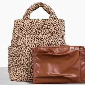 Beis x Elsa Hosk Leopard Wild Child Print Backpack Just in! New! Beis x Elsa Hosk Limited Edition Wild Child  main image 3